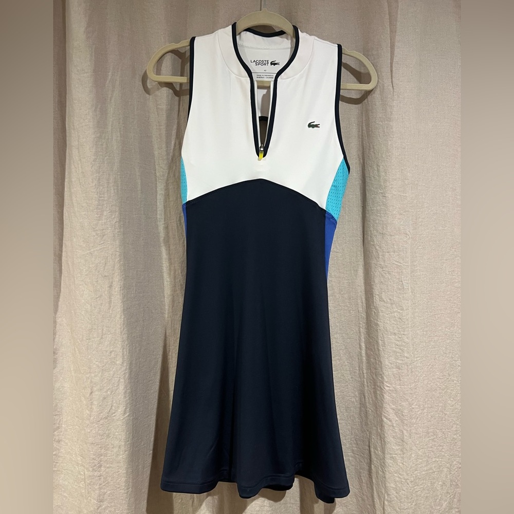 Lacoste Women’s SPORT Colorblock Stretch Jersey Dress
